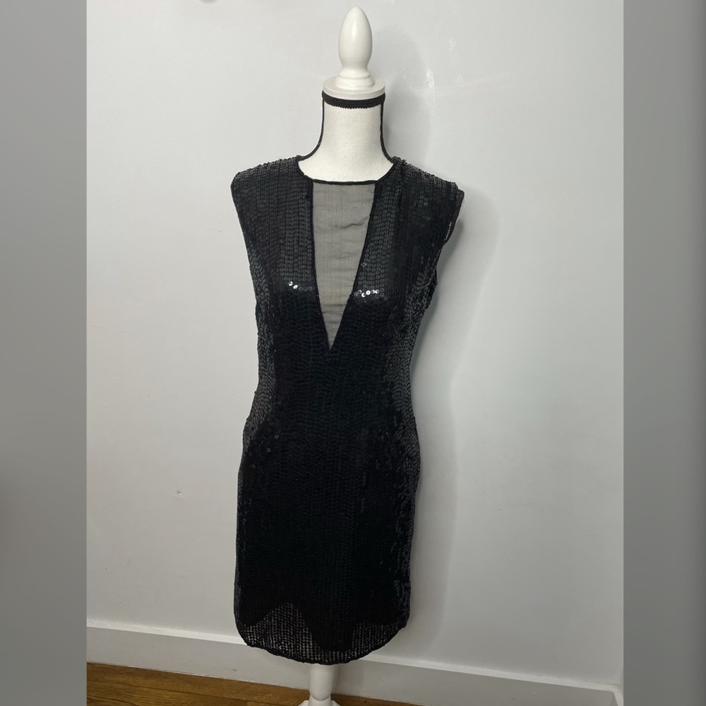 Camille Morgan Women's black sequin Dress